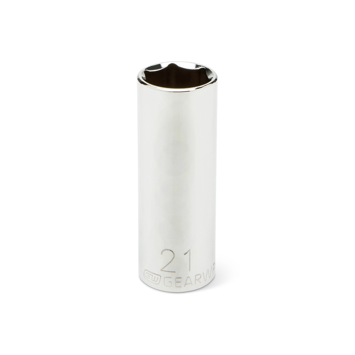 Gearwrench 1/2 Inch Drive 6 Point Deep Metric Socket 21mm