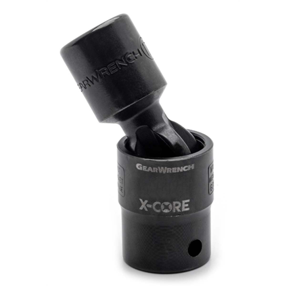 GearWrench 3/8 Inch Drive 6 Point Standard X-Core Pinless Impact Universal SAE Socket 9/16 Inch