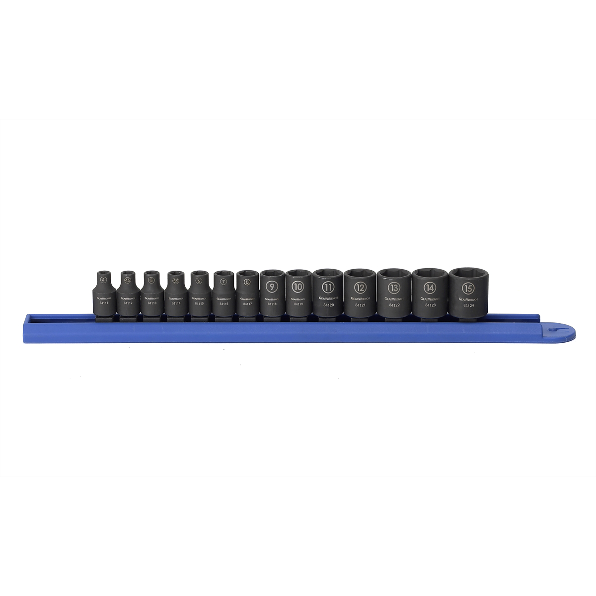 GearWrench 14 Piece 1/4 Inch Drive 6 Point Standard Impact Metric Socket Set