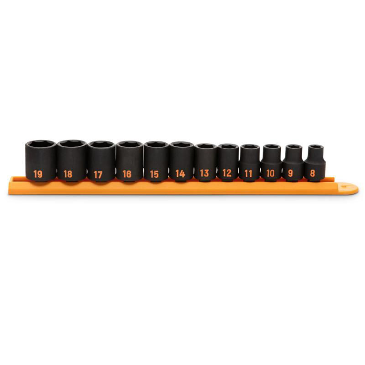 GEARWRENCH 12 Piece 3/8" Drive 6 Point Metric Hi-Viz Impact Socket Set