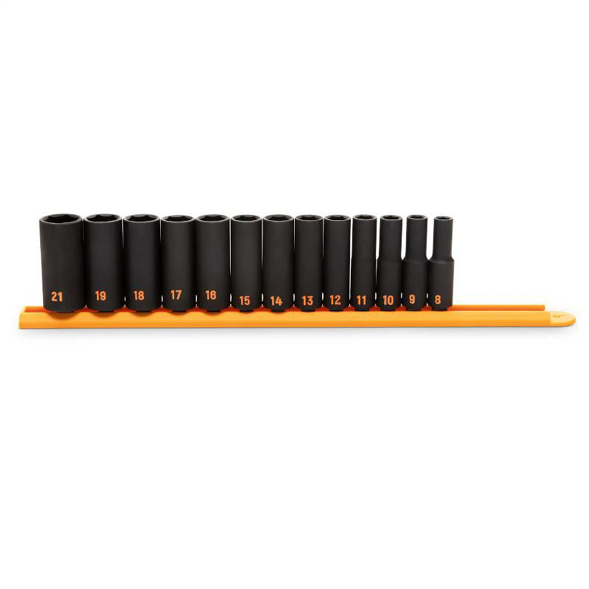 GEARWRENCH 13 Piece 3/8" Drive 6 Point Metric Hi-Viz Deep Impact Socket Set