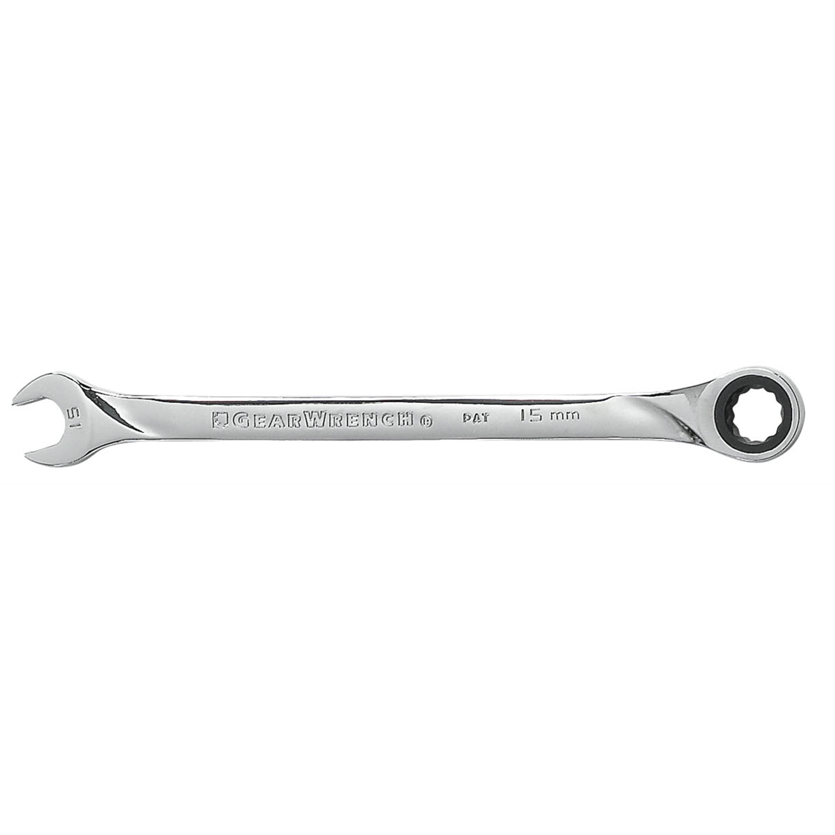 Gearwrench 15mm 72-tooth 12 Point Xl Ratcheting Combination Wrench