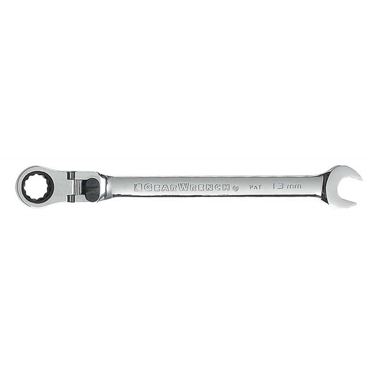Gearwrench 13mm 72-tooth 12 Point Xl Locking Flex Head Ratcheting Combination Wrench