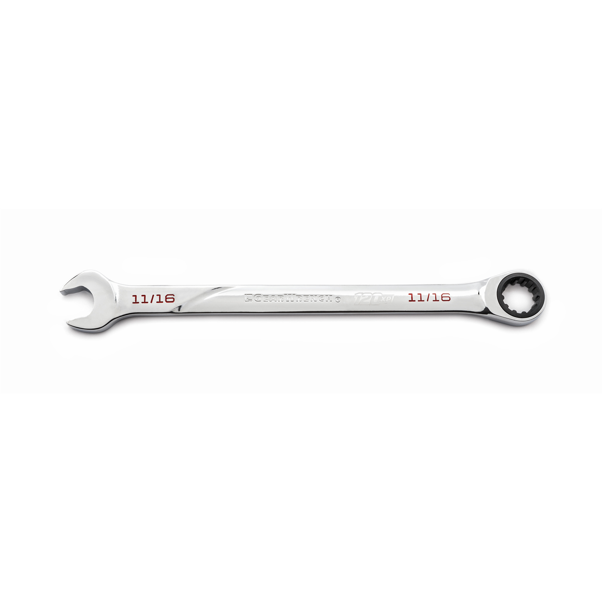 Gearwrench 11/16 Inch 120xp Universal Spline Xl Ratcheting Combination Wrench