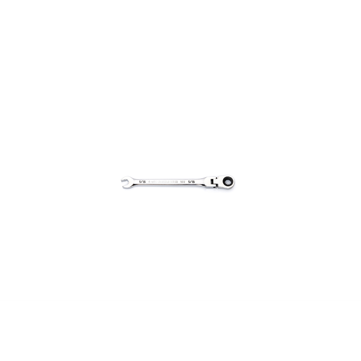 Gearwrench 5/16 Inch 90-tooth 12 Point Flex Head Ratcheting Combination Wrench