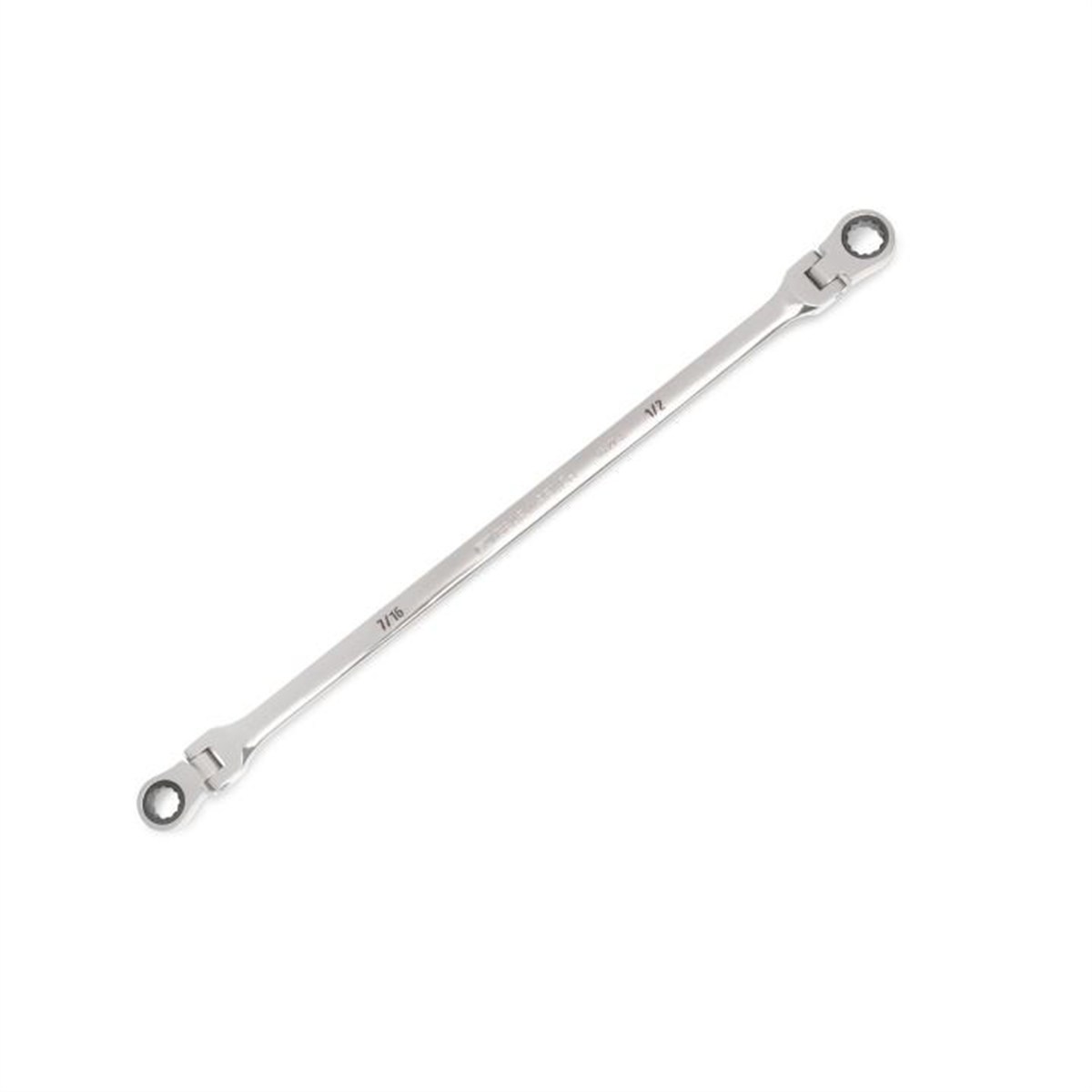 Gearwrench 90-tooth 12 Point Gearbox Double Flex Ratcheting Wrench 7/16 Inch X 1/2 Inch