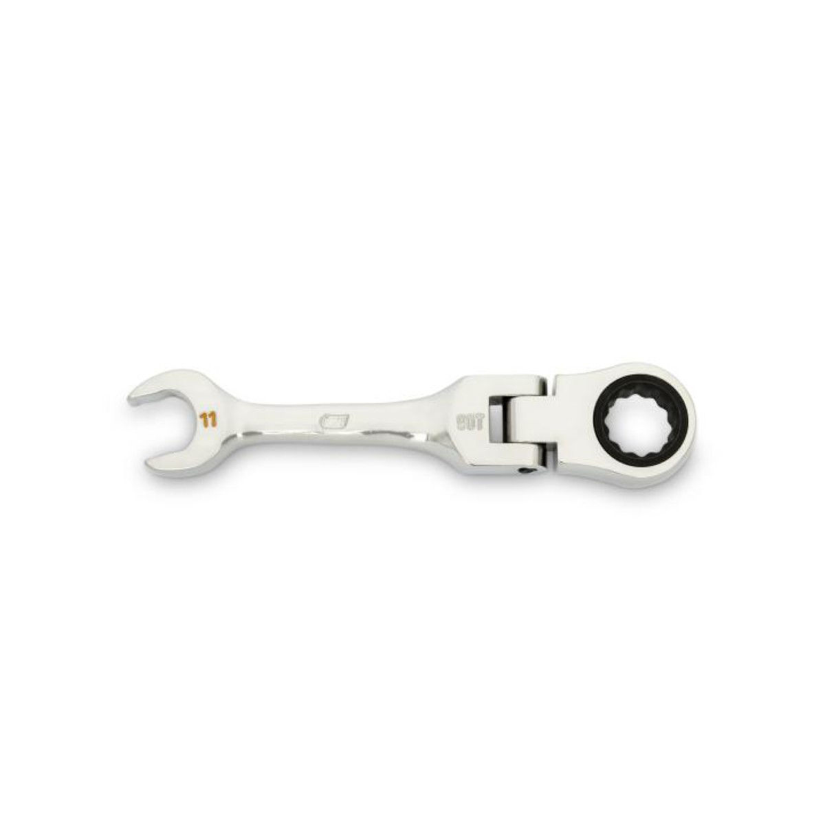 Gearwrench 11mm 90-tooth 12 Point Stubby Flex Combination Ratcheting Wrench