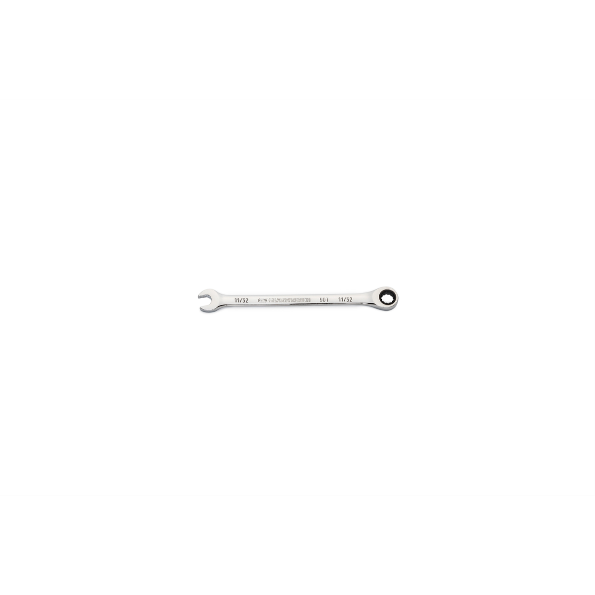 GearWrench 11/32 Inch 90-Tooth 12 Point Ratcheting Combination Wrench
