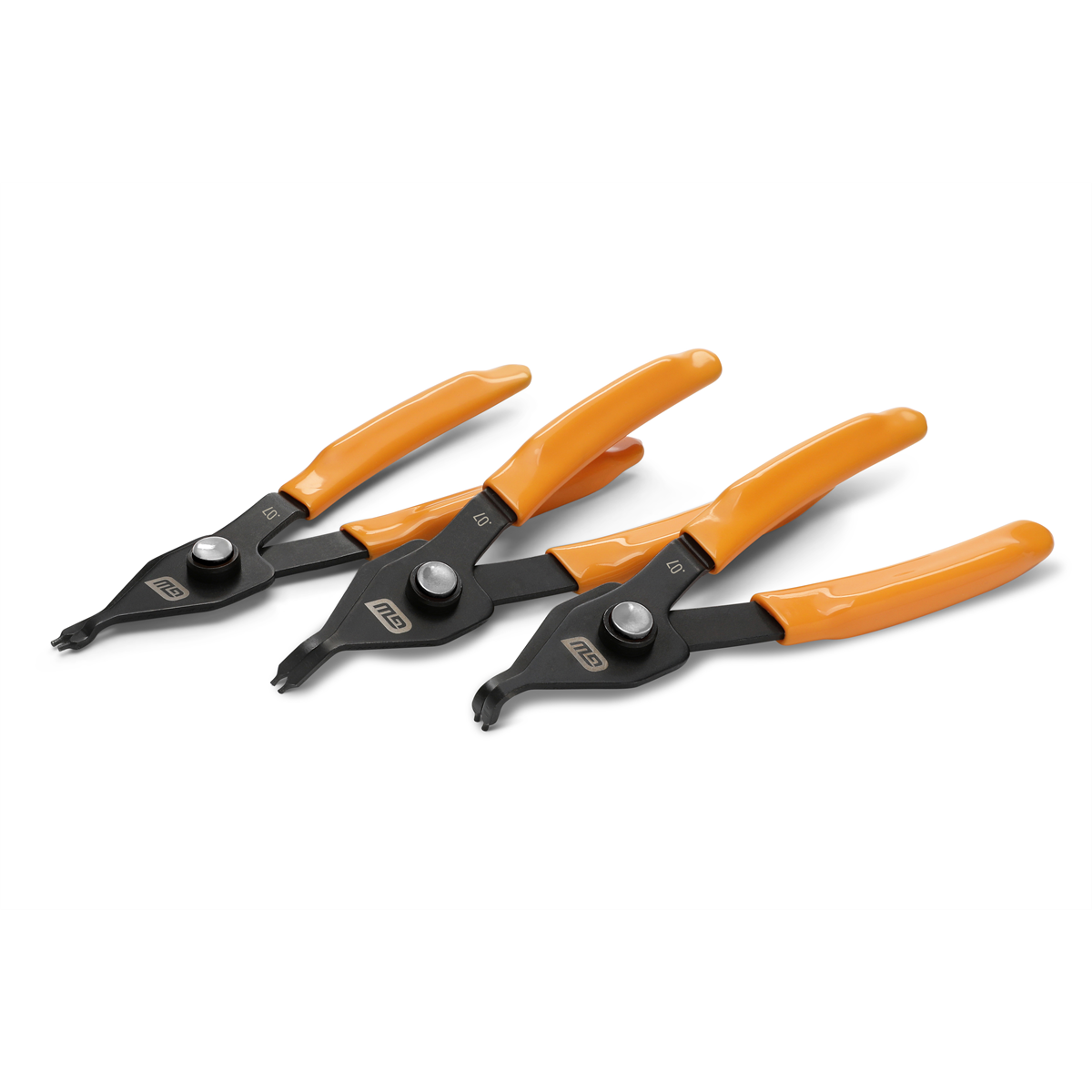 GEARWRENCH 12 Piece Convertible Push Button Snap Ring Pliers Set
