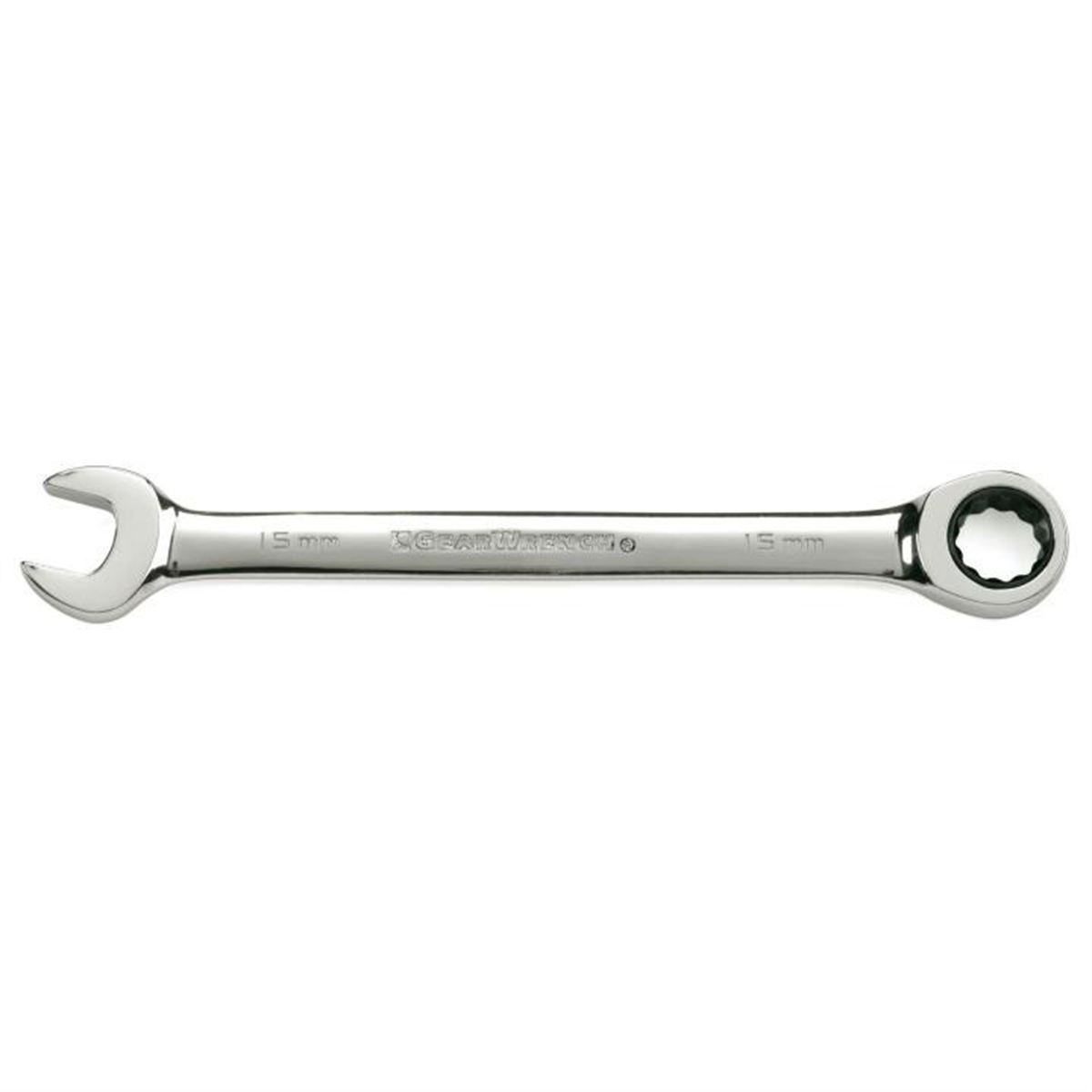 Gearwrench 15mm 72-tooth 12 Point Ratcheting Combination Wrench