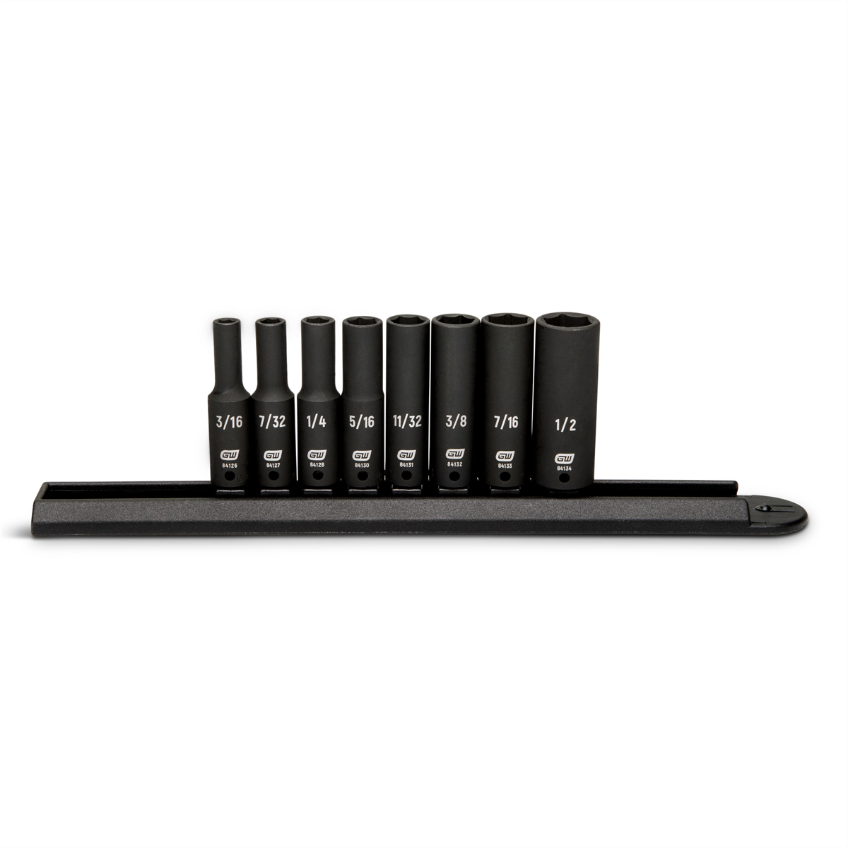 GEARWRENCH 8 Piece 1/4" Drive 6 Point SAE Deep Impact Socket Set