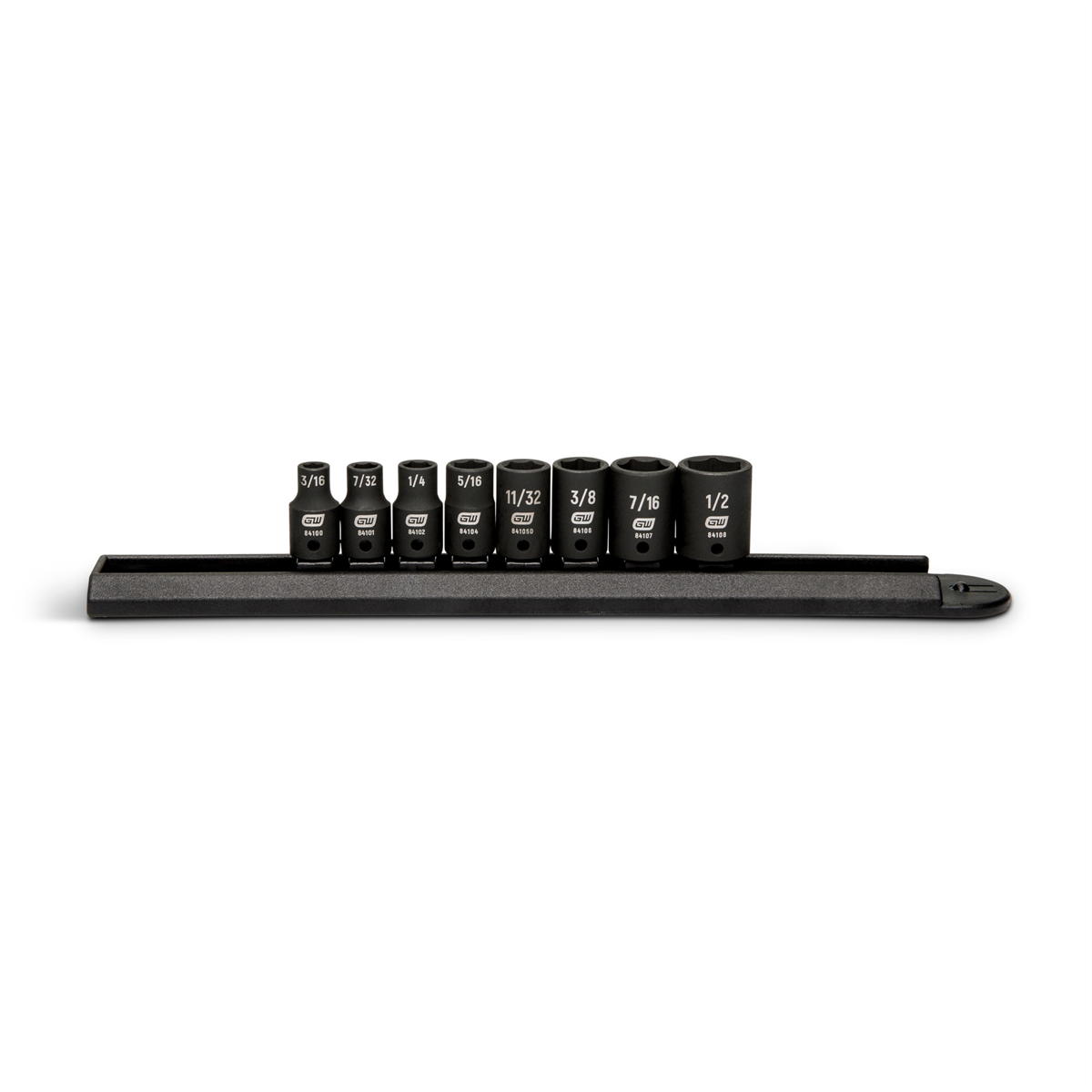 GEARWRENCH 8 Piece 1/4" Drive 6 Point SAE Standard Impact Socket Set