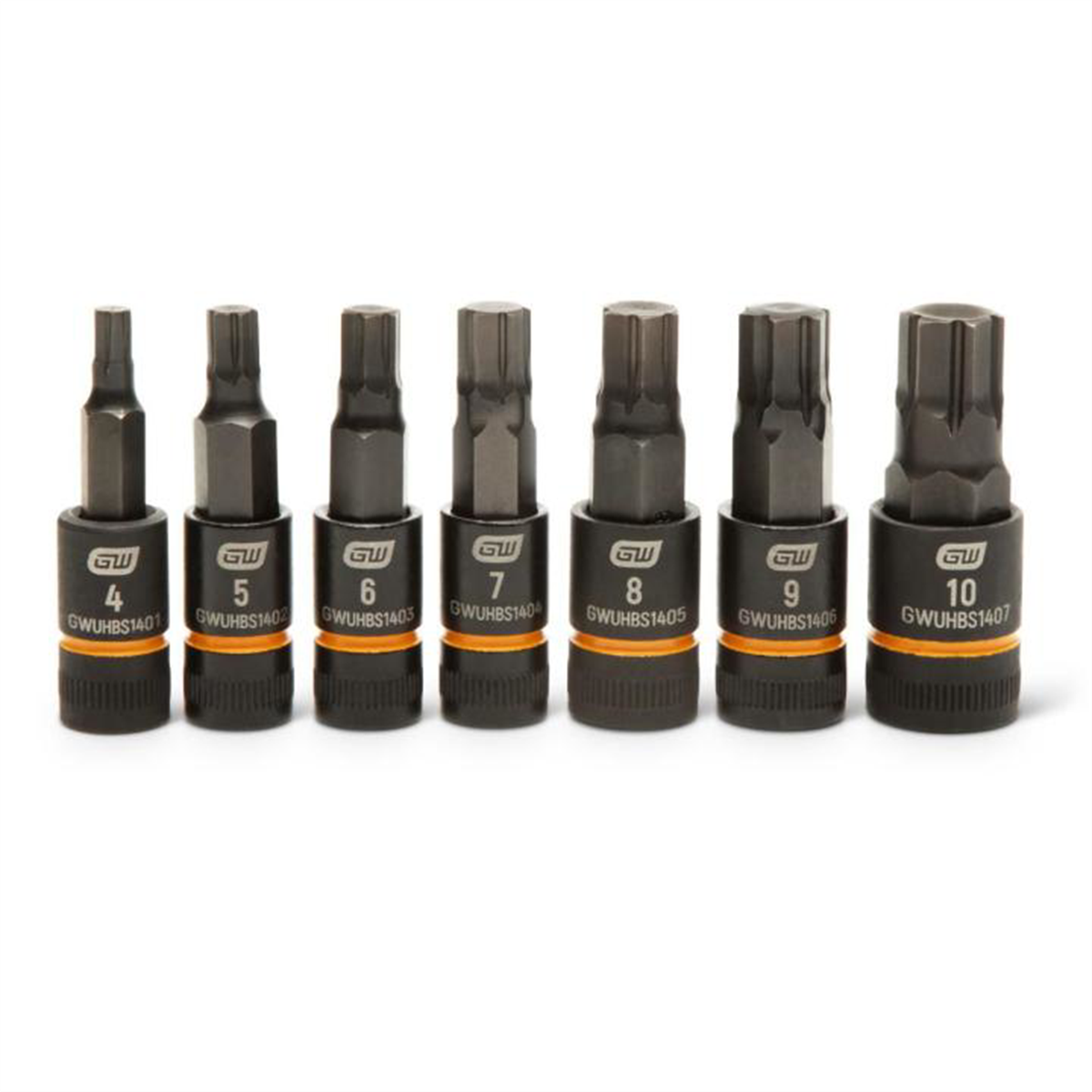 Gearwrench 7 Pc. 1/4" Drive Metric Impact Bi-directional Hex Bit Socket Set