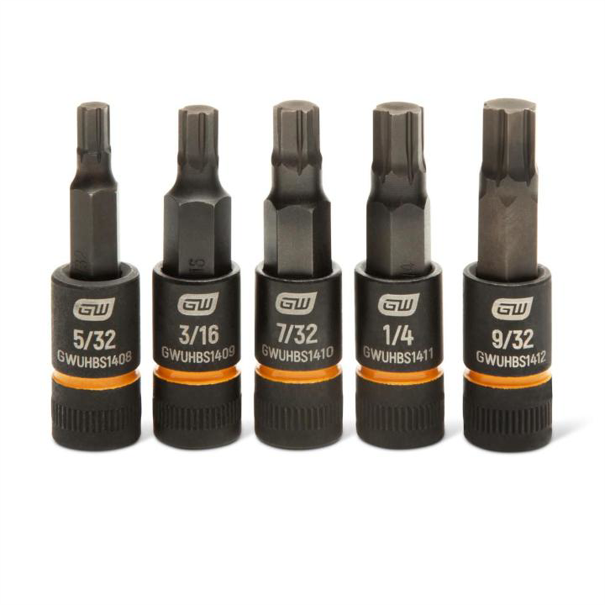 Gearwrench 5 Pc. 1/4" Drive Sae Impact Bi-directional Hex Bit Socket Set