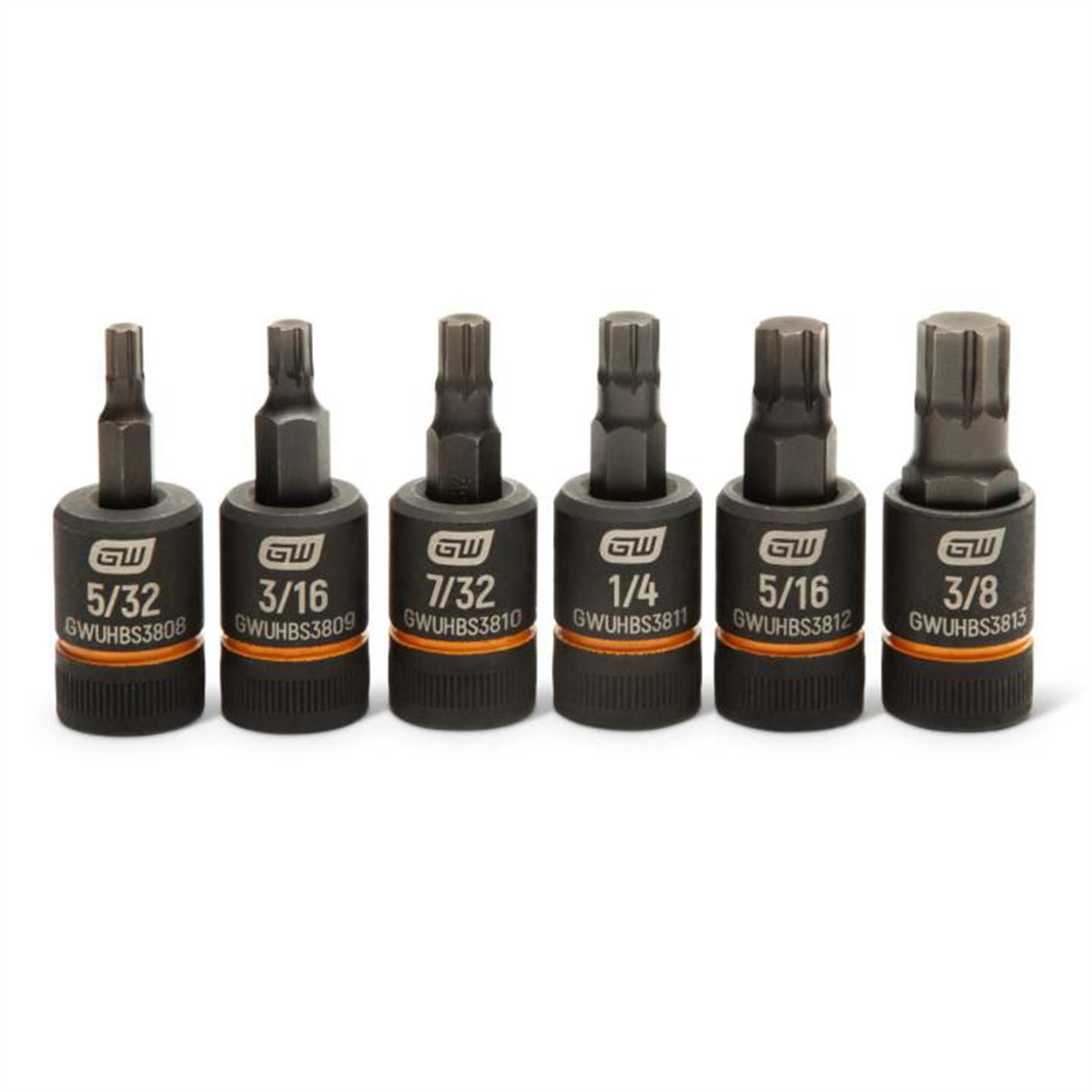 Gearwrench 6 Pc. 3/8" Drive Sae Impact Bi-directional Hex Bit Socket Set