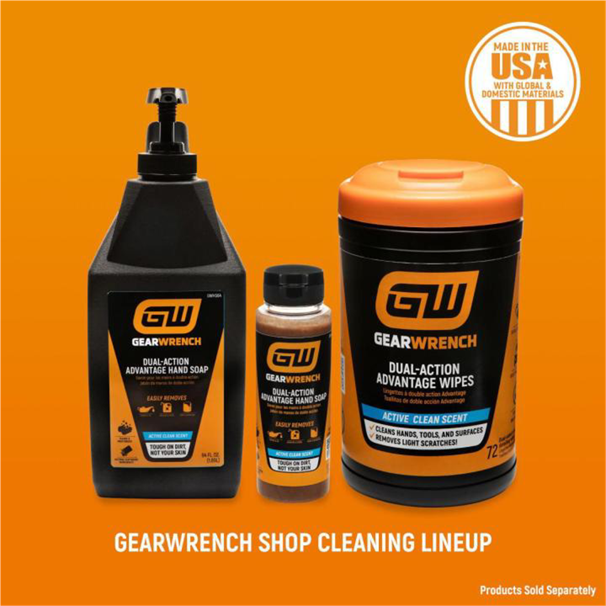 GEARWRENCH 72 Heavy Duty Scrubbing Wipes