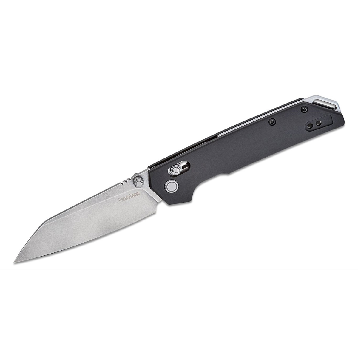 Kershaw Iridium Reverse Tanto Manual Duralock Reverse Tanto Blade Edc Folding Pocket Knife - Black