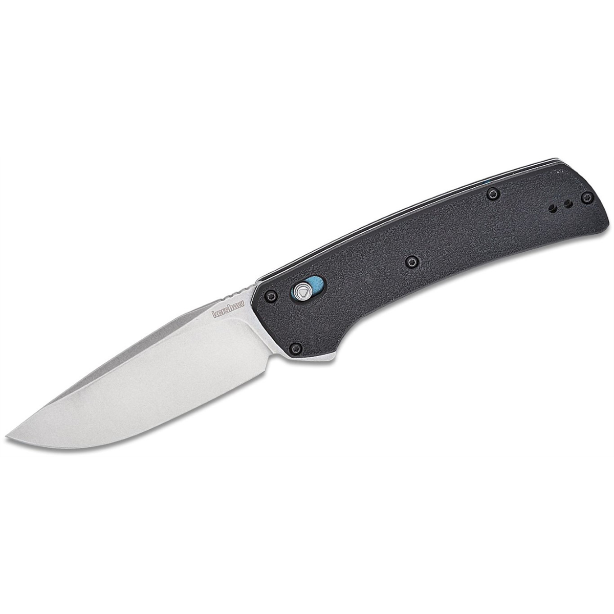 Kershaw Layup Assisted Open Duralock Drop Point Blade Edc Folding Pocket Knife - Black