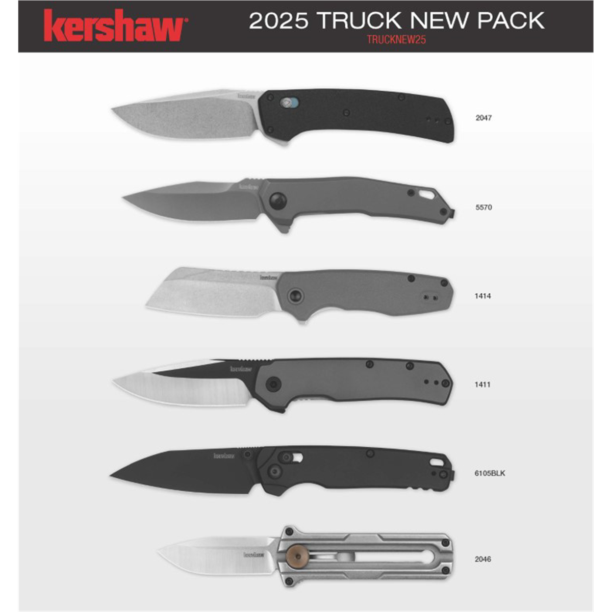 Kershaw 2025 Truck New Pack