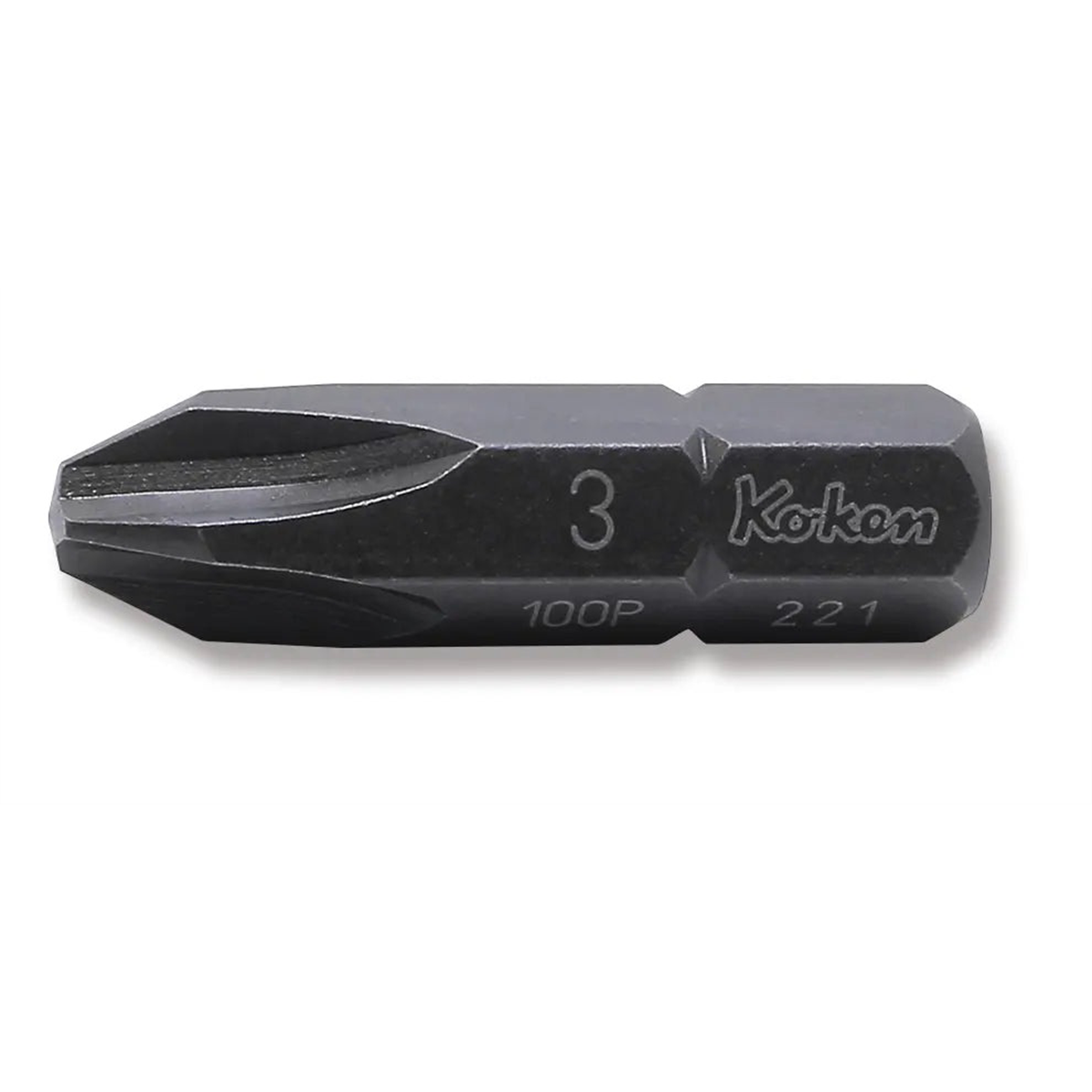 Ko-ken Usa 100p.32-3 5/16 Hex Drive Bit Ph3 Length 32 Mm