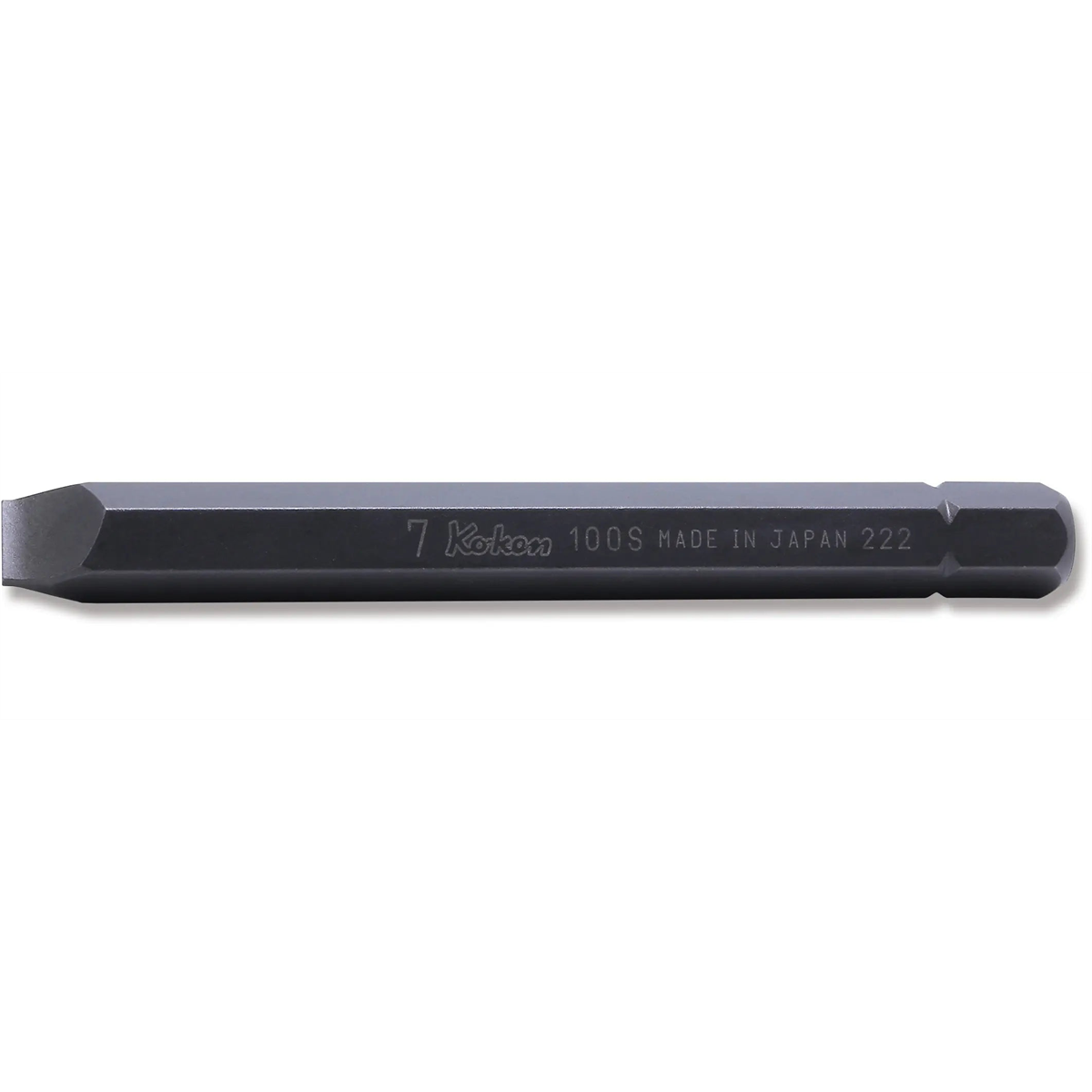 Ko-ken Usa 100s.80-6 5/16 Hex Drive Bit Slotted 1.0 X 6 Length 80 Mm