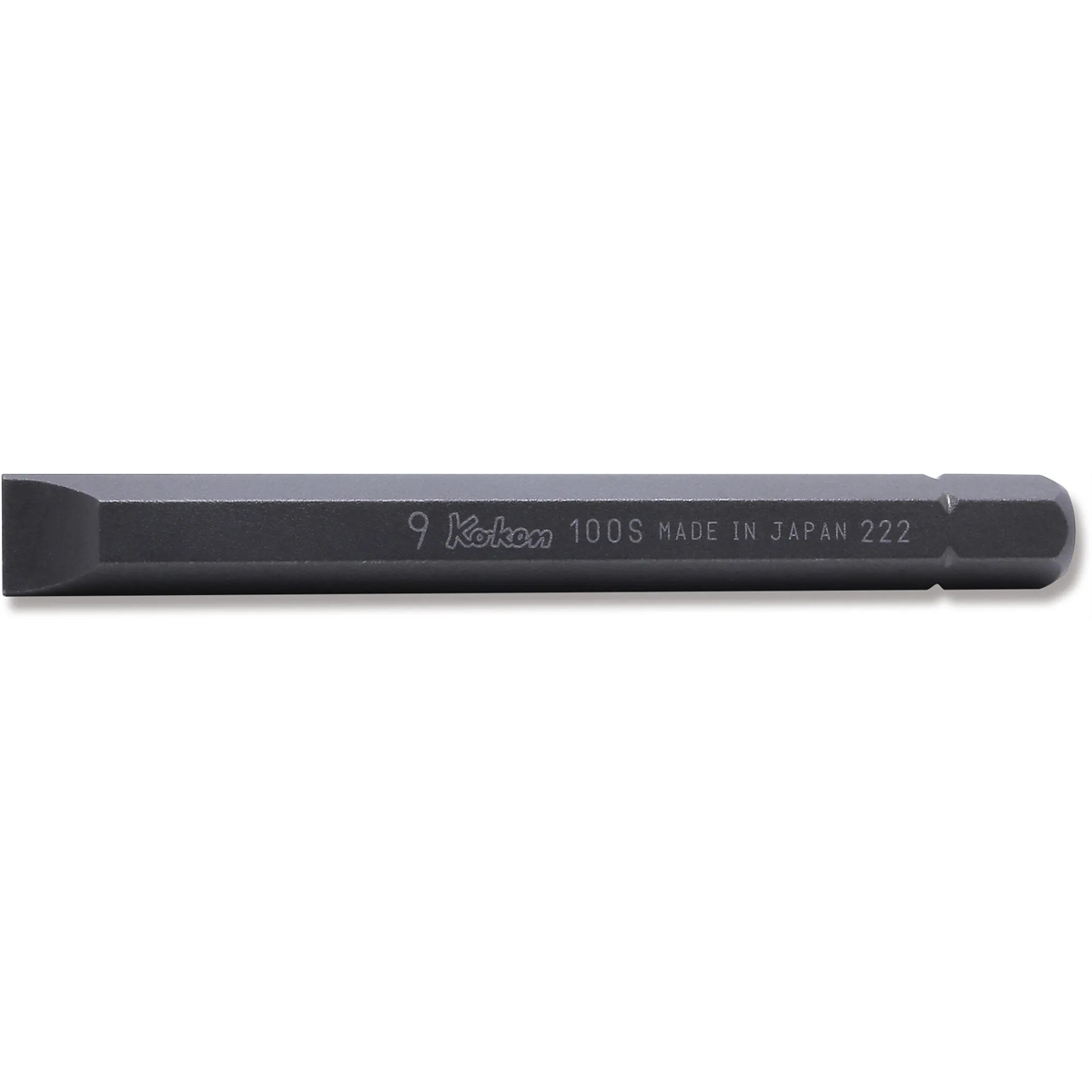 Ko-ken Usa 100s.80-9 5/16 Hex Drive Bit Slotted 1.6 X 9 Length 80 Mm
