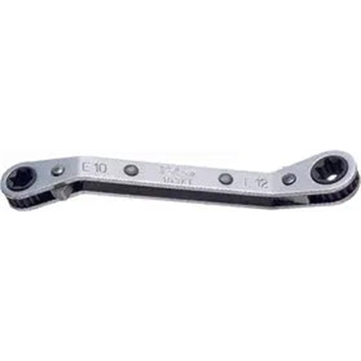Ko-ken Usa 102kt-e6xe8 Reversible Ratcheting Ring Wrench Torx E6xe8 - Length 108 Mm