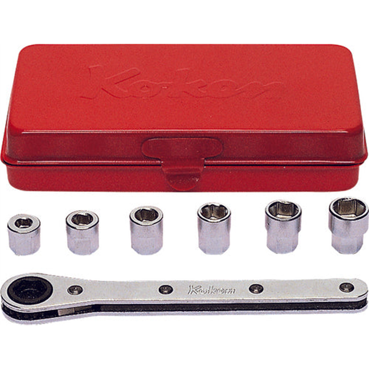 Ko-ken USA 1203 Socket Set  5-10mm 6 point   7 pieces