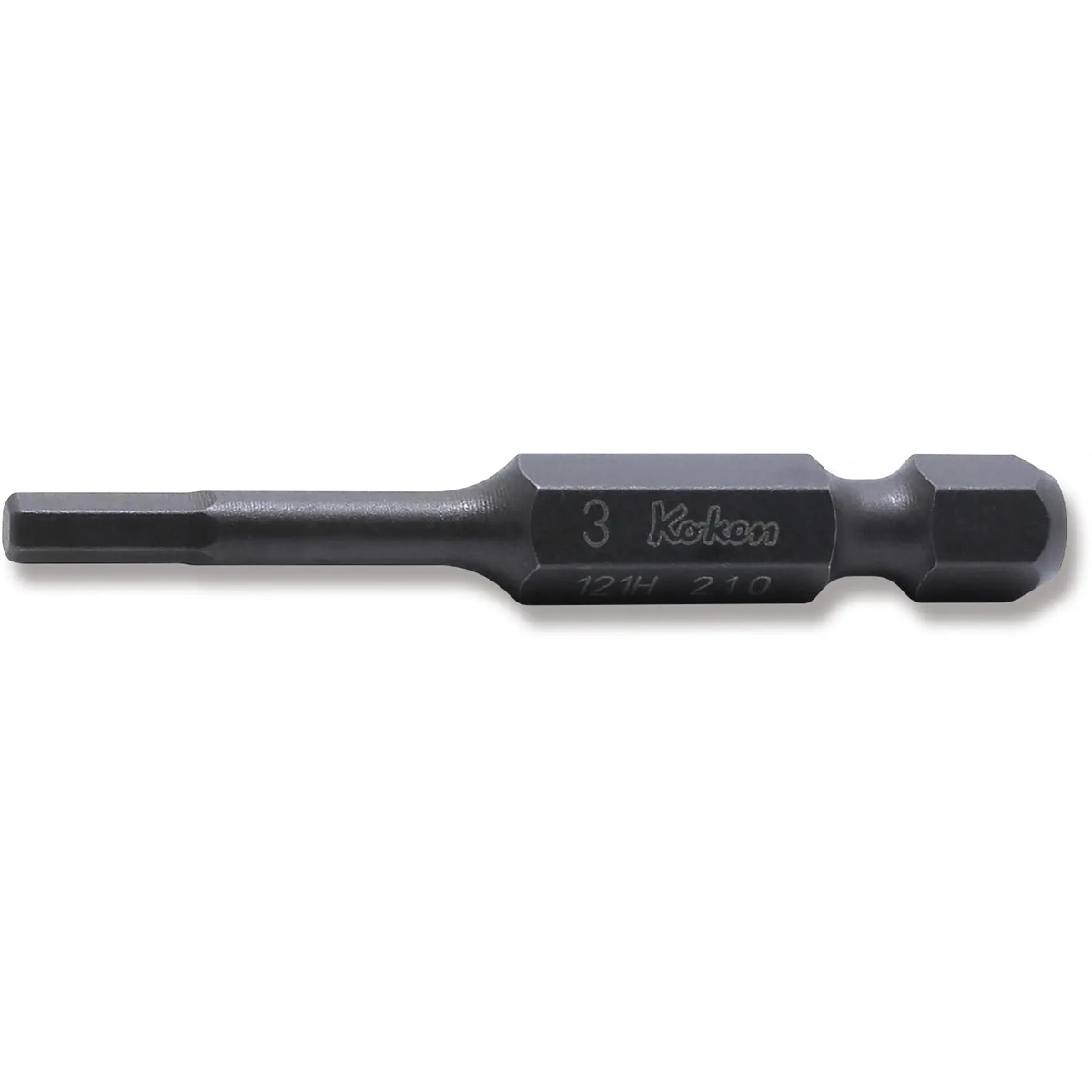 Ko-ken Usa 121h.50-3 1/4 Hex Drive Bit 3 Mm Hex Length 50 Mm