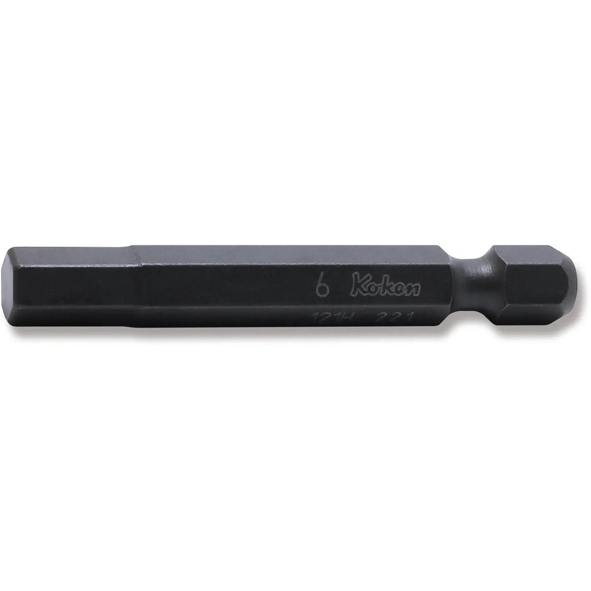 Ko-ken Usa 121h.50-6 1/4 Hex Drive Bit 6 Mm Hex Length 50 Mm
