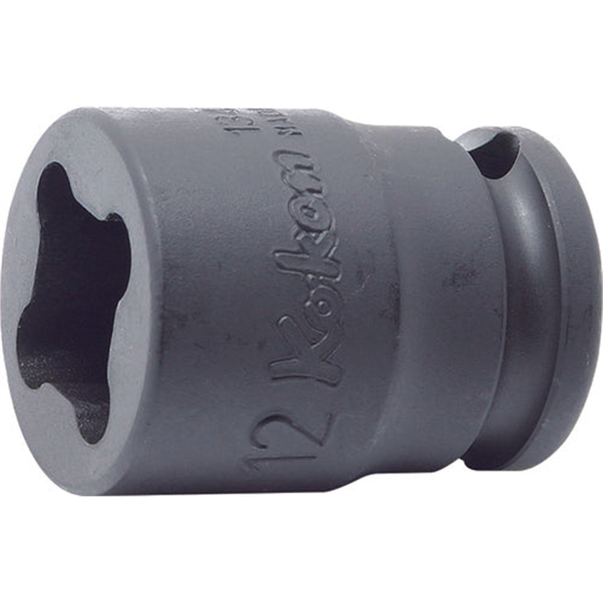Ko-ken Usa 13400-10wn 3/8 Sq. Dr. Socket 10mm 4 Point Length 32mm Weld Nut
