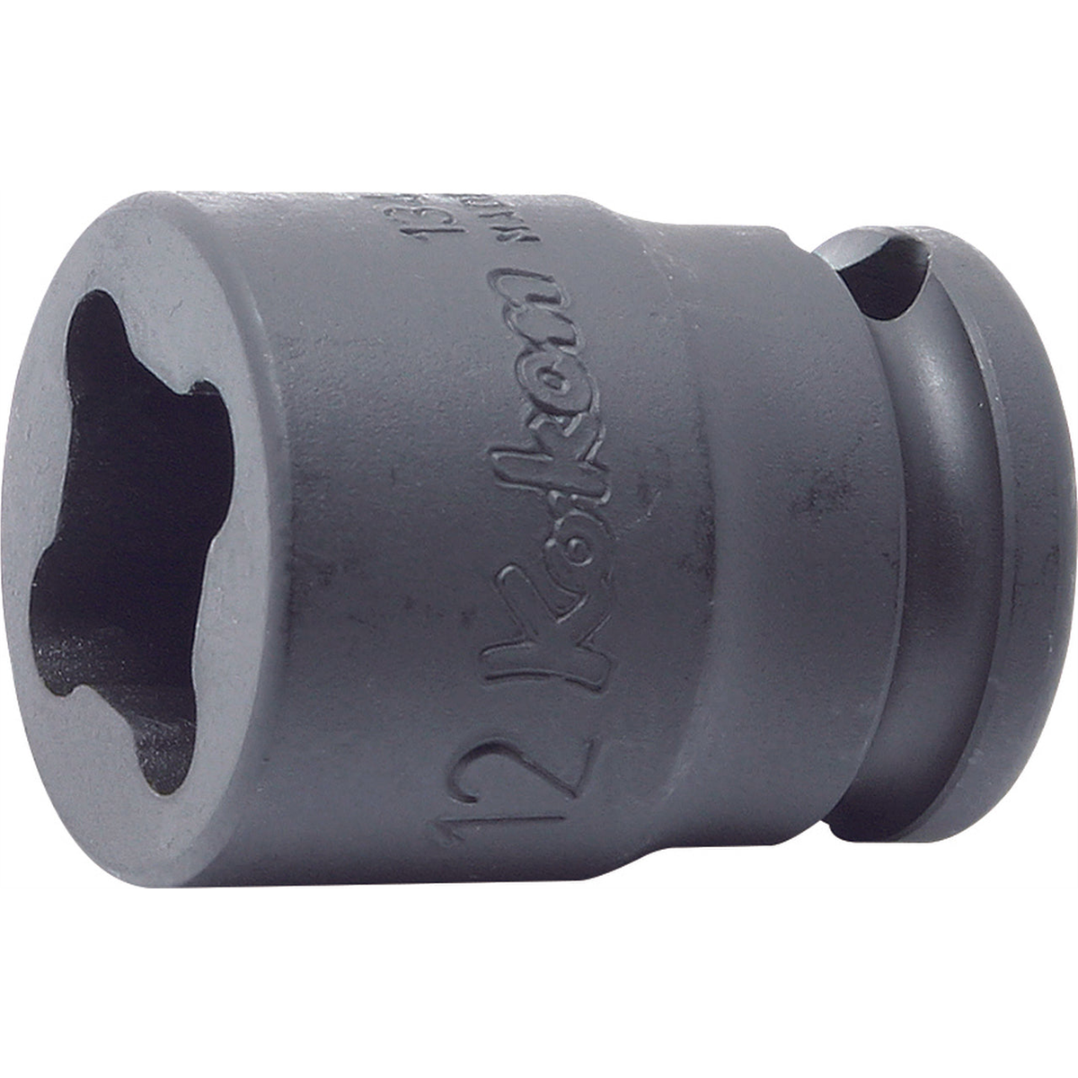 Ko-ken Usa 13400-17wn 3/8 Sq. Dr. Socket 17mm 4 Point Length 35mm Weld Nut