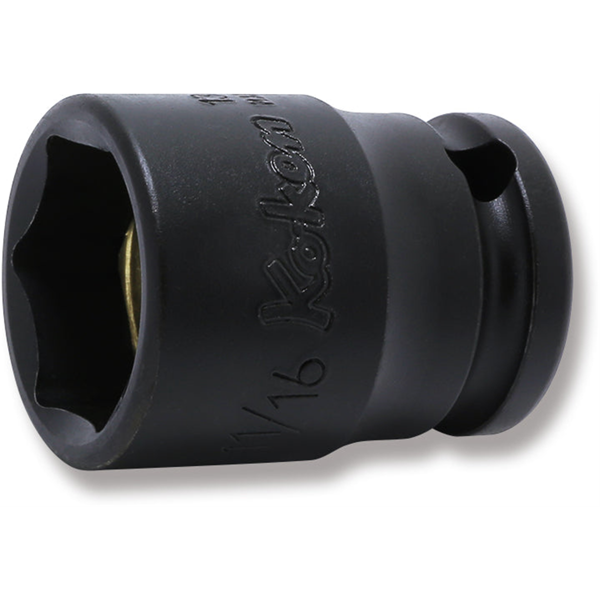 Ko-ken Usa 13400ag-11/16 3/8 Sq. Dr. Socket 11/16 6 Point Length 32mm Magnet