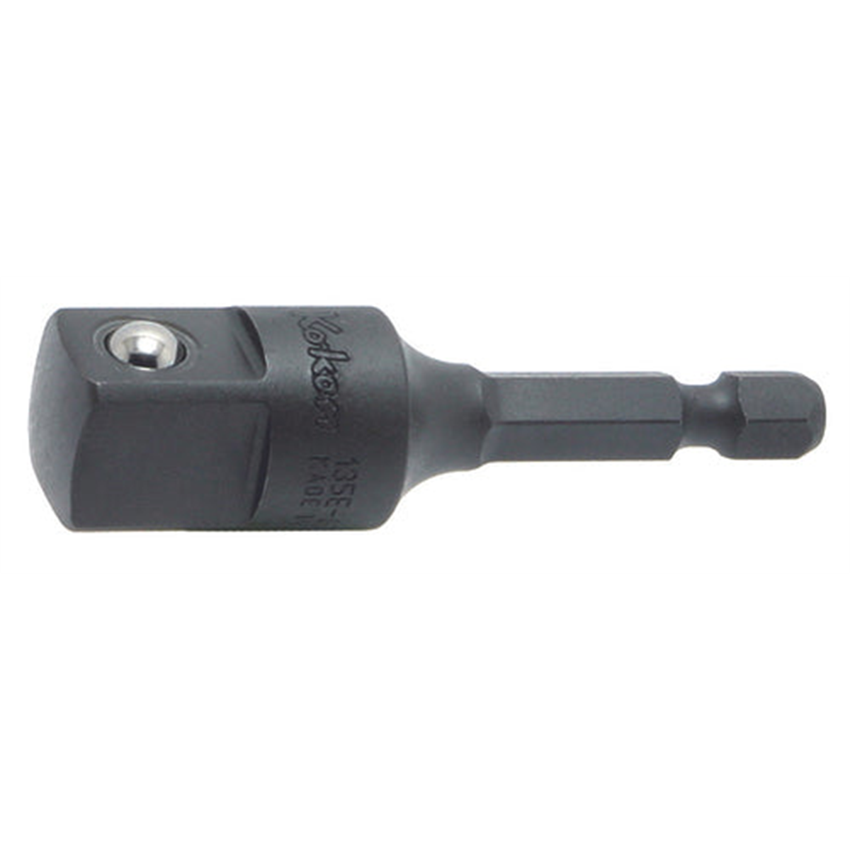 Ko-ken Usa 135e-60p 1/4 Hex Dr. Adaptor 1/2 Square Length 60mm Pin Type