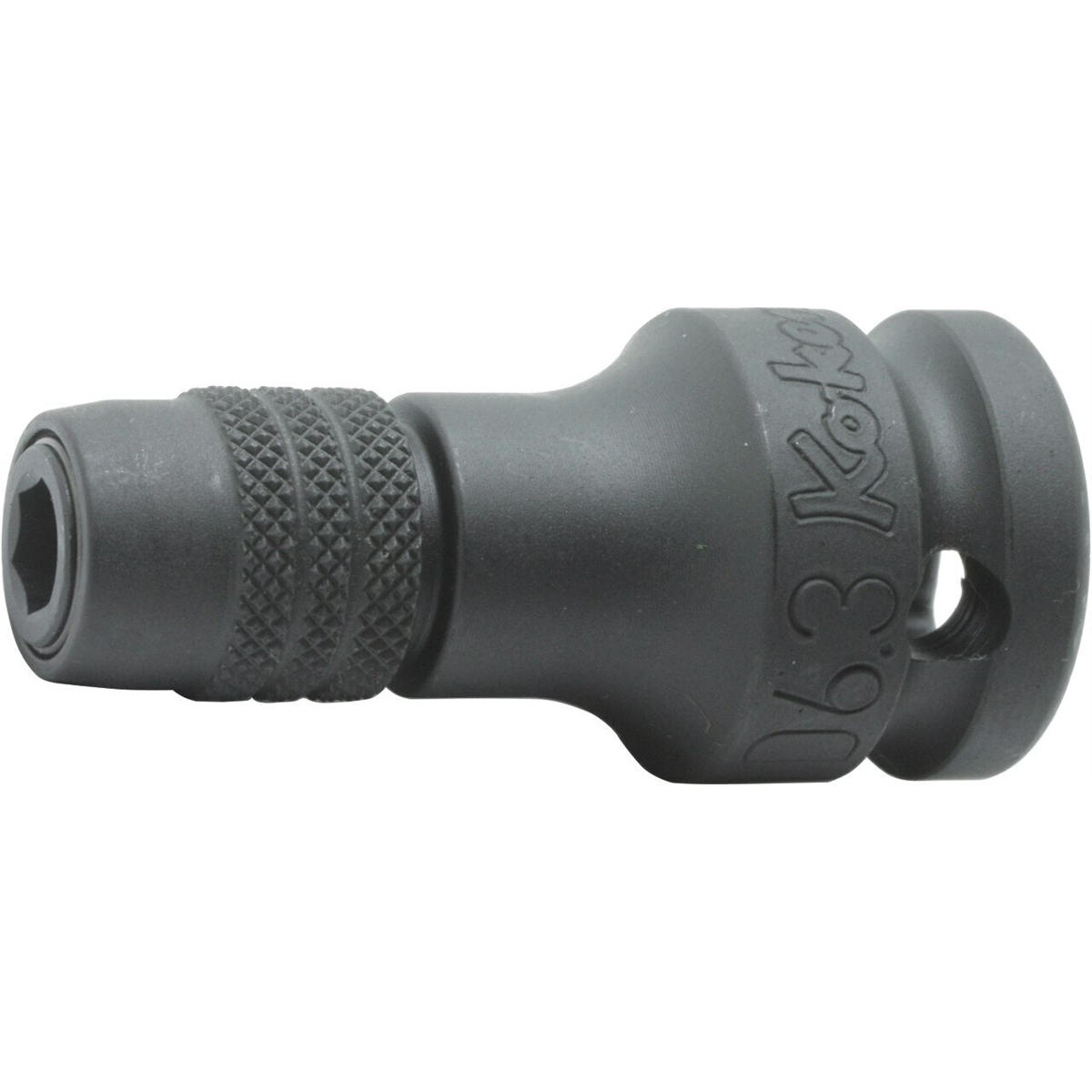 Ko-ken Usa 14142-d6.3 1/2 Sq. Dr. Adaptor 1/4 For 1/4h Bit Length 55mm Locking Quick Release
