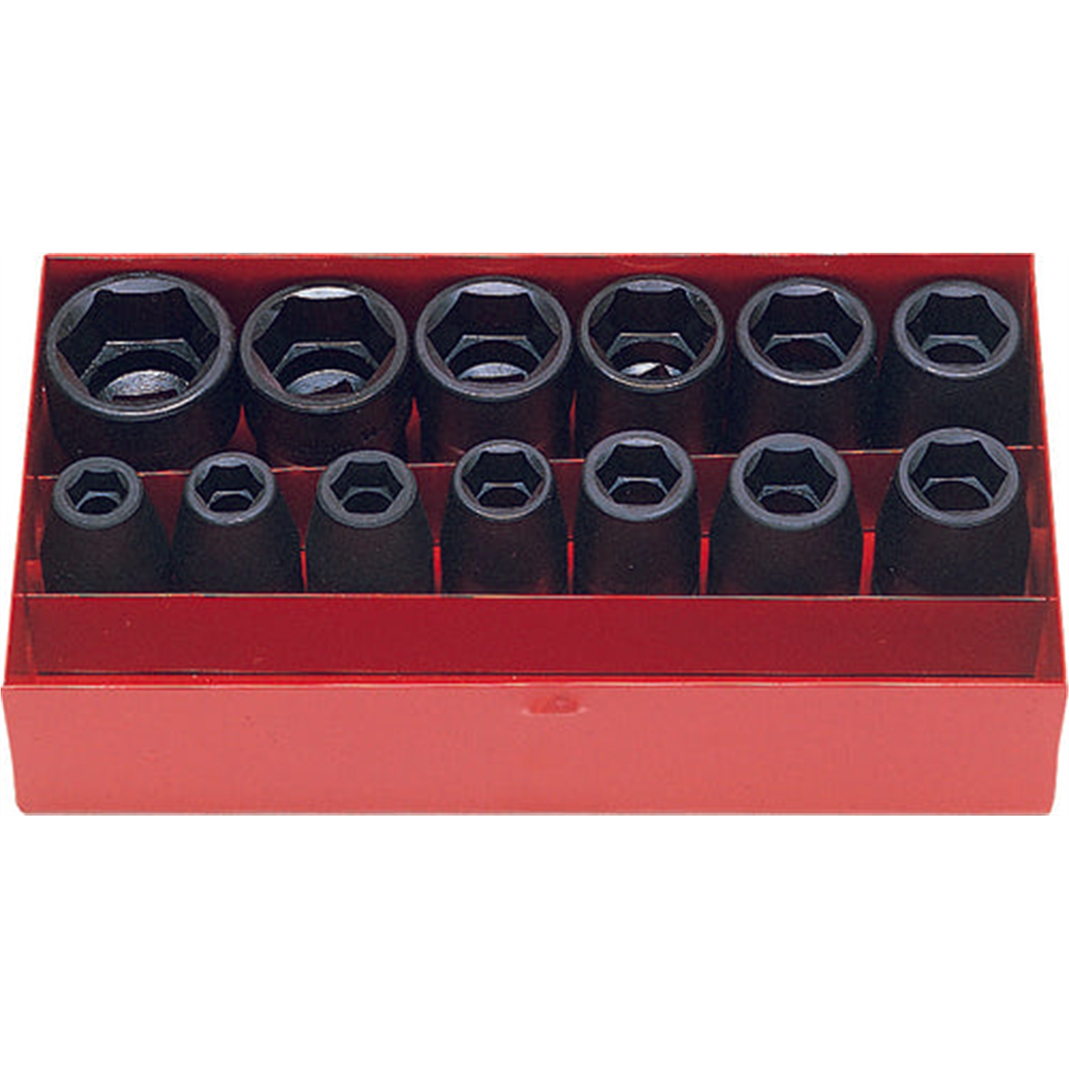 Ko-ken USA 14241M-05 1/2 Sq. Dr. 13 Piece Impact 12-Point Socket Set  10-27mm