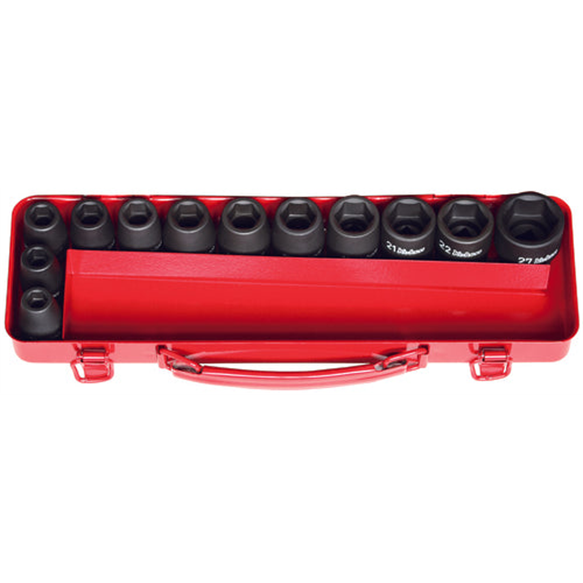 Ko-ken USA 14242M 1/2 Sq. Dr. 12 Piece Impact 6 point Socket Set  10-27mm