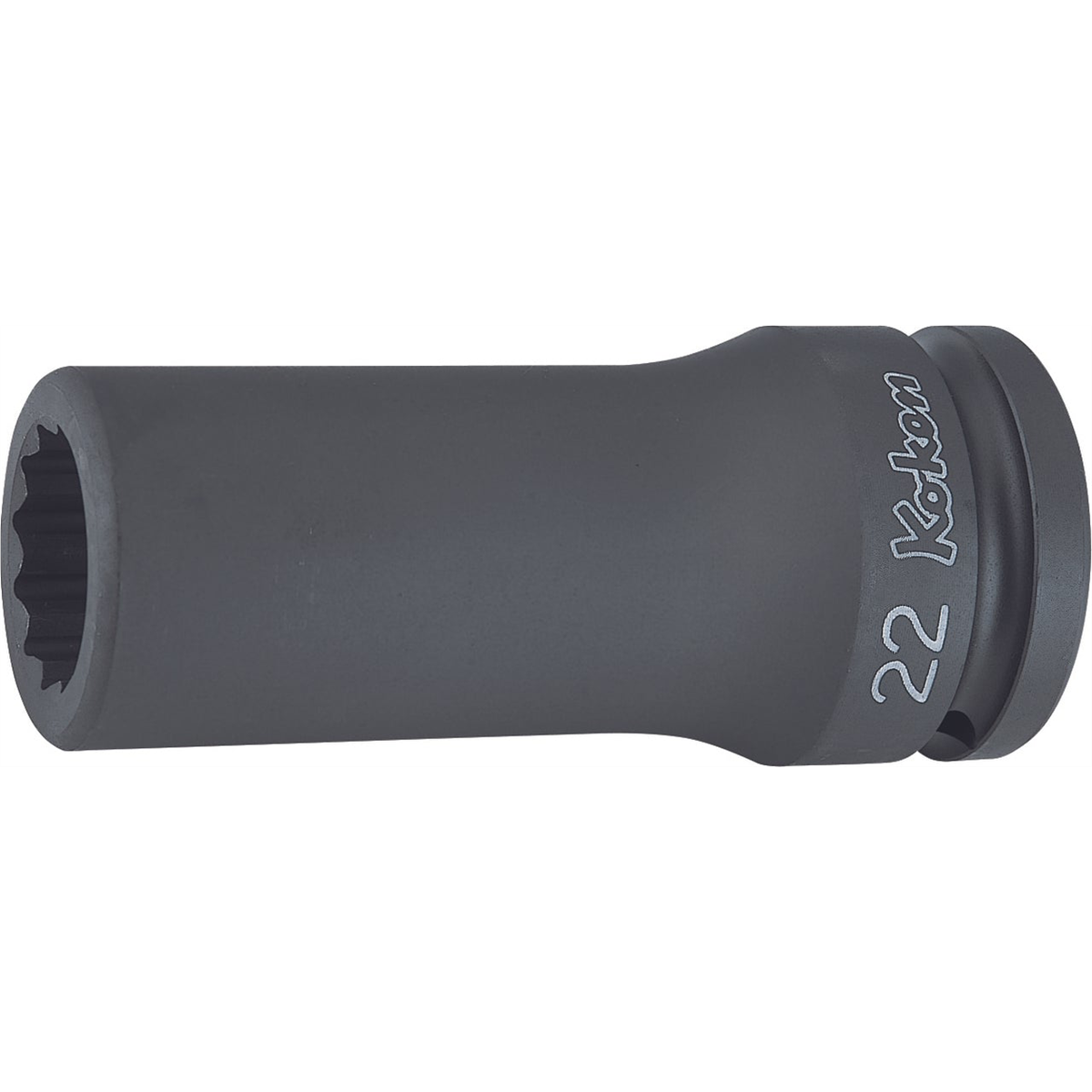 Ko-ken USA 16305M-19 3/4 Sq. Dr. Socket 19mm 12 point Length 100mm