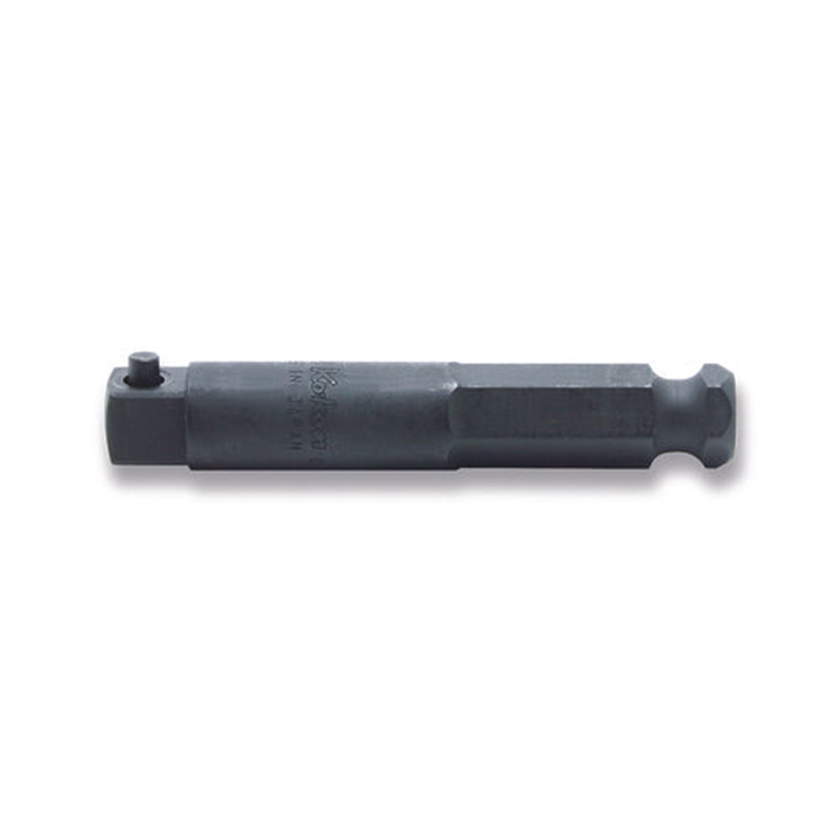 Ko-ken USA 186.75P-1/2 7/16 Hex Dr. Adaptor 1/2 Square Length 75mm Pin type