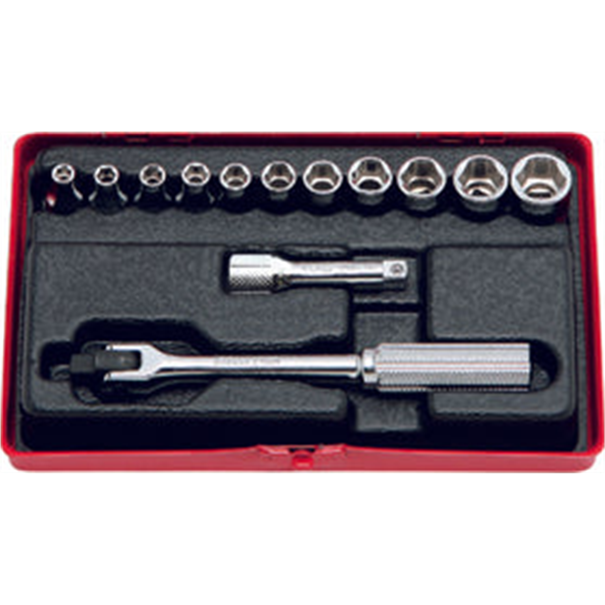 Ko-ken Usa 2262m 1/4 Sq. Dr. 13 Piece Metric 6-point Socket Set 4-12mm