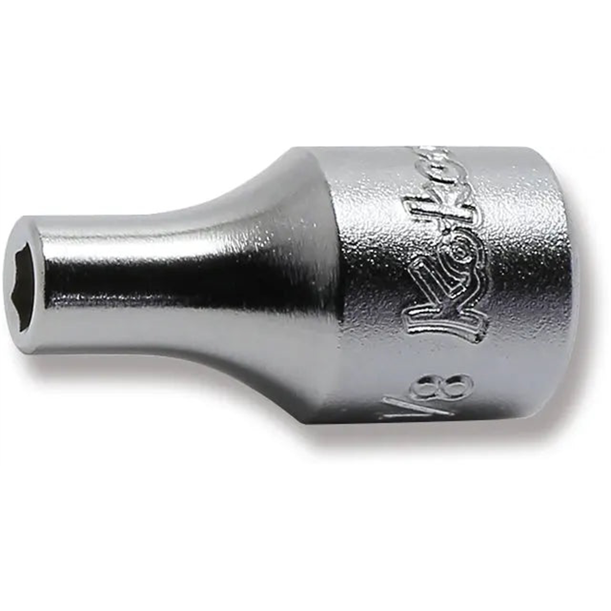 Ko-ken Usa 2400a-1/8 1/4 Square Drive Socket 1/8 6 Point Length 22 Mm