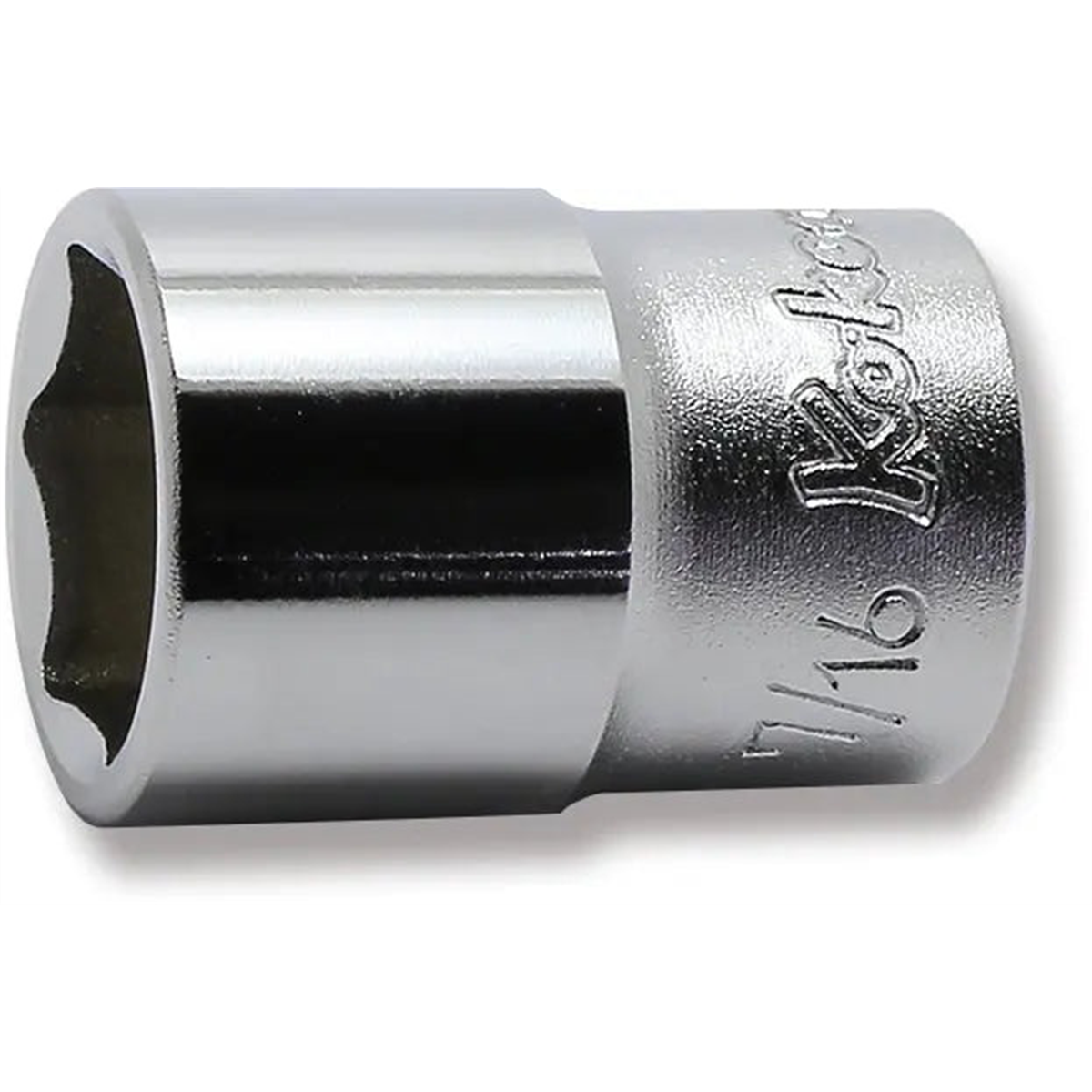 Ko-ken Usa 2400a-7/16 1/4 Square Drive Socket 7/16 6 Point Length 22 Mm