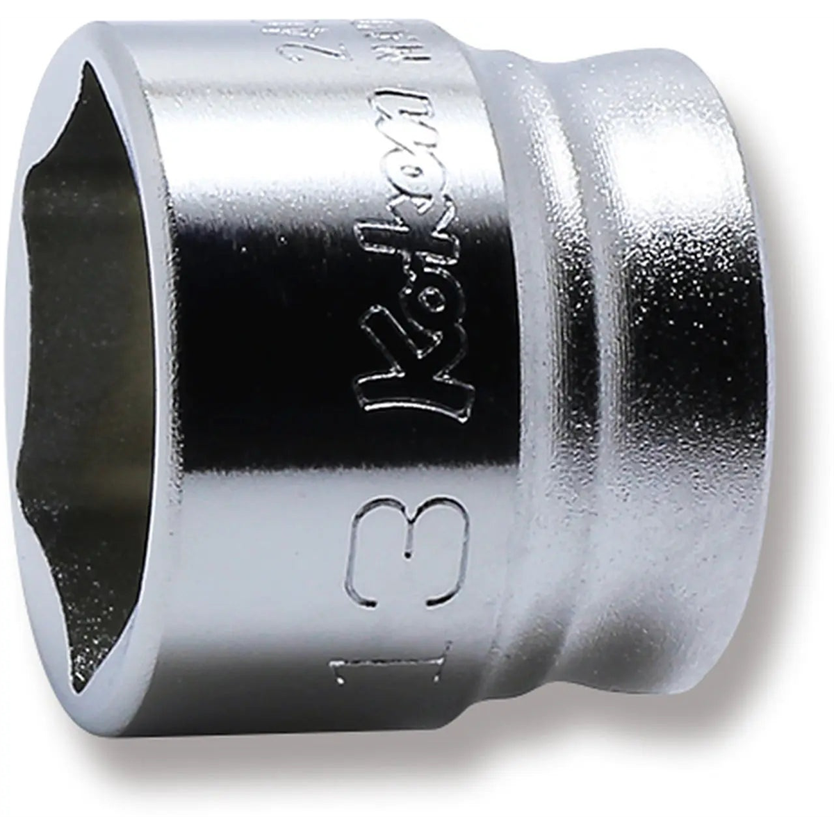 Ko-ken Usa 2400mz-13 1/4 Sq. Dr. Socket 13mm 6 Point Length 15mm Z-series