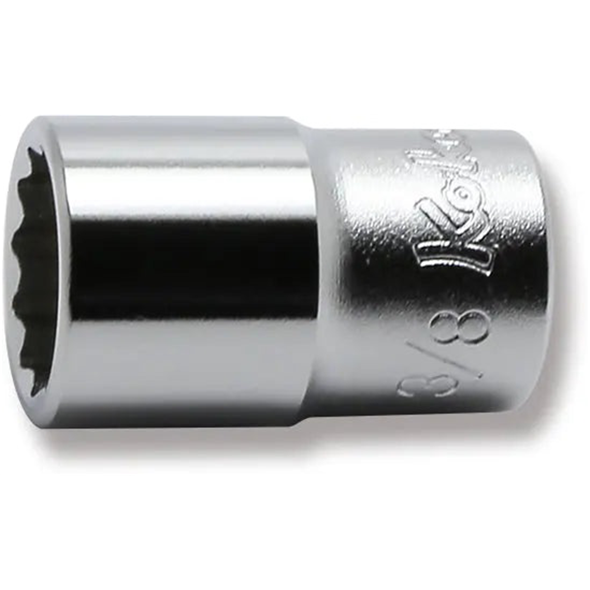 Ko-ken Usa 2405a-3/8 1/4 Square Drive Socket 3/8 12 Point Length 22 Mm