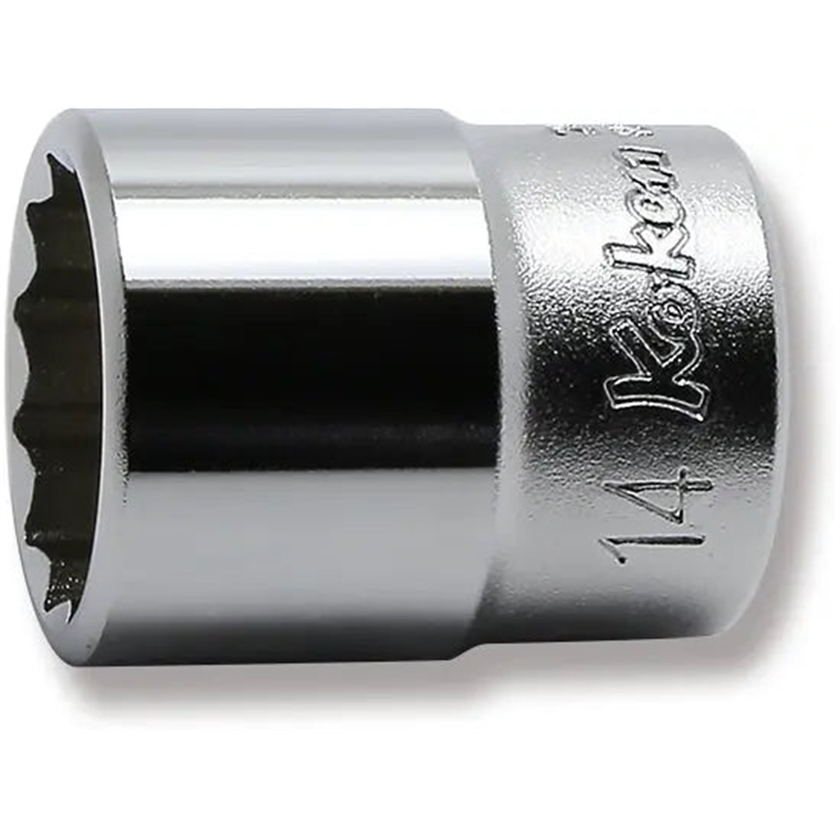Ko-ken Usa 2405m-14 1/4 Square Drive Socket 14 Mm 12 Point Length 24 Mm
