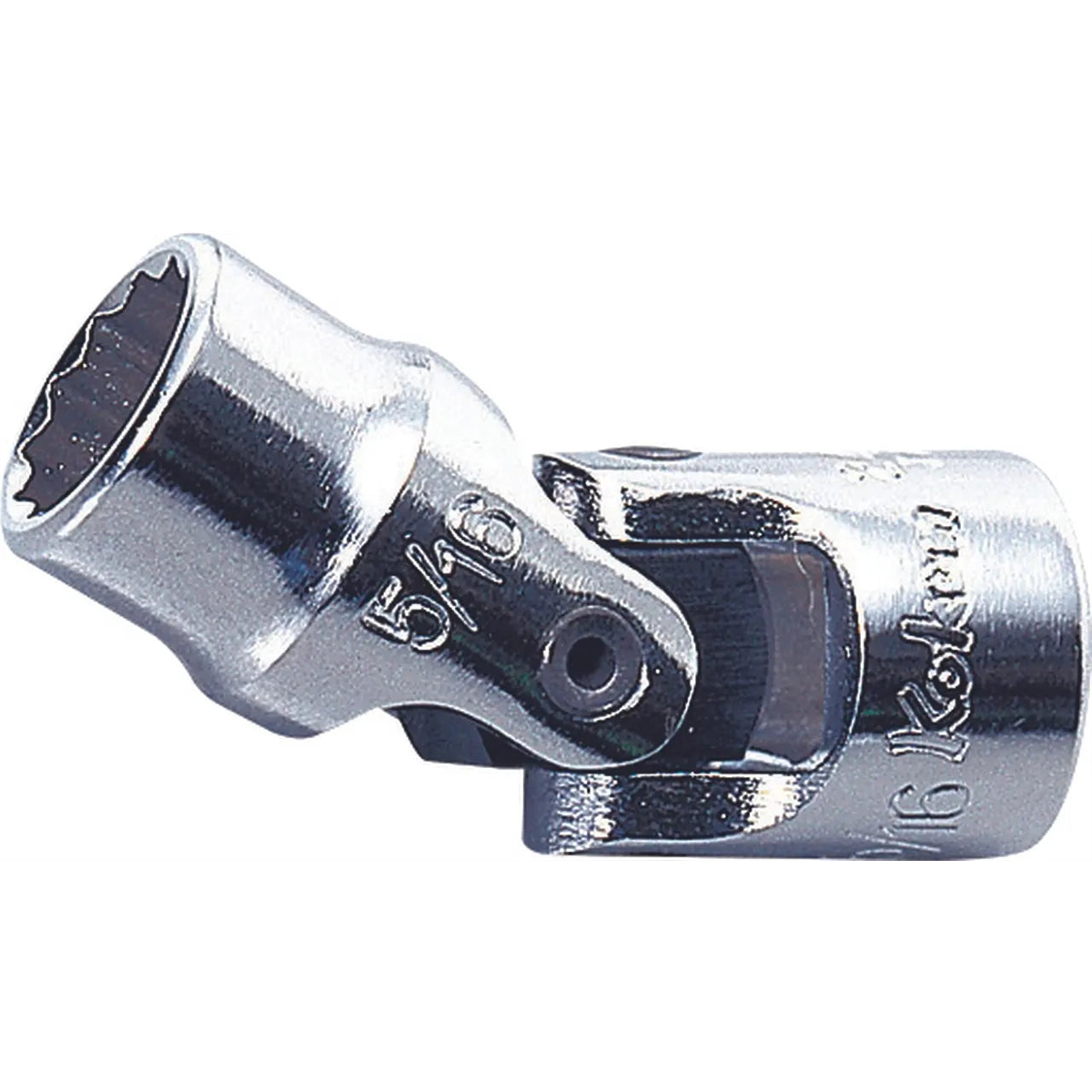 Ko-ken Usa 2445a-9/16 1/4 Square Drive Universal Socket 9/16 12 Point Length 37 Mm