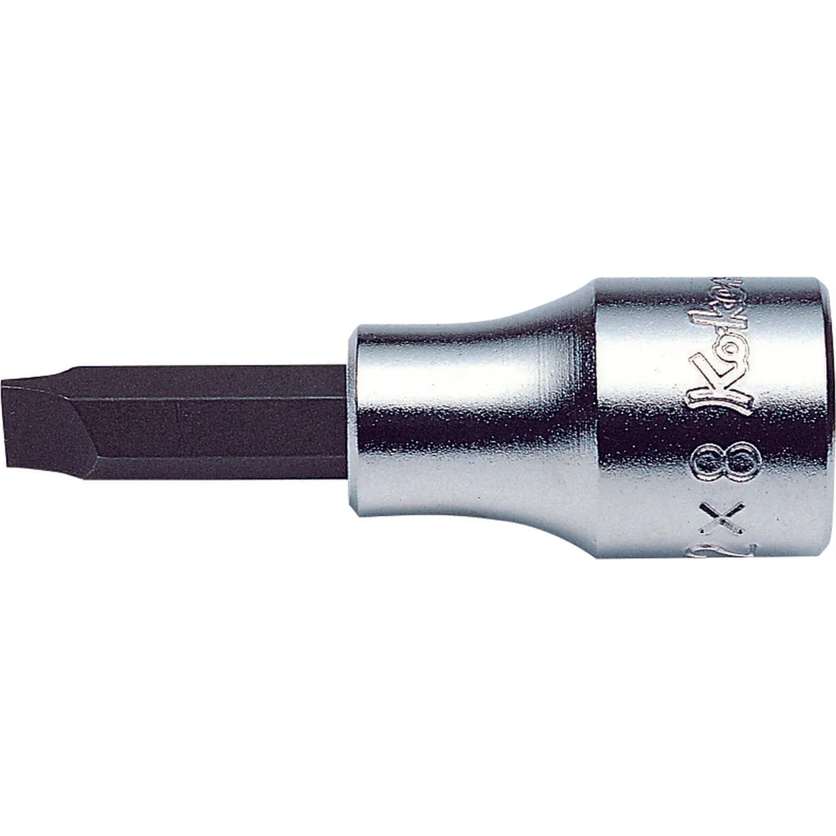 Ko-ken Usa 3005-10 3/8 Square Drive Bit Socket Slotted 1.6x10 Length 60 Mm