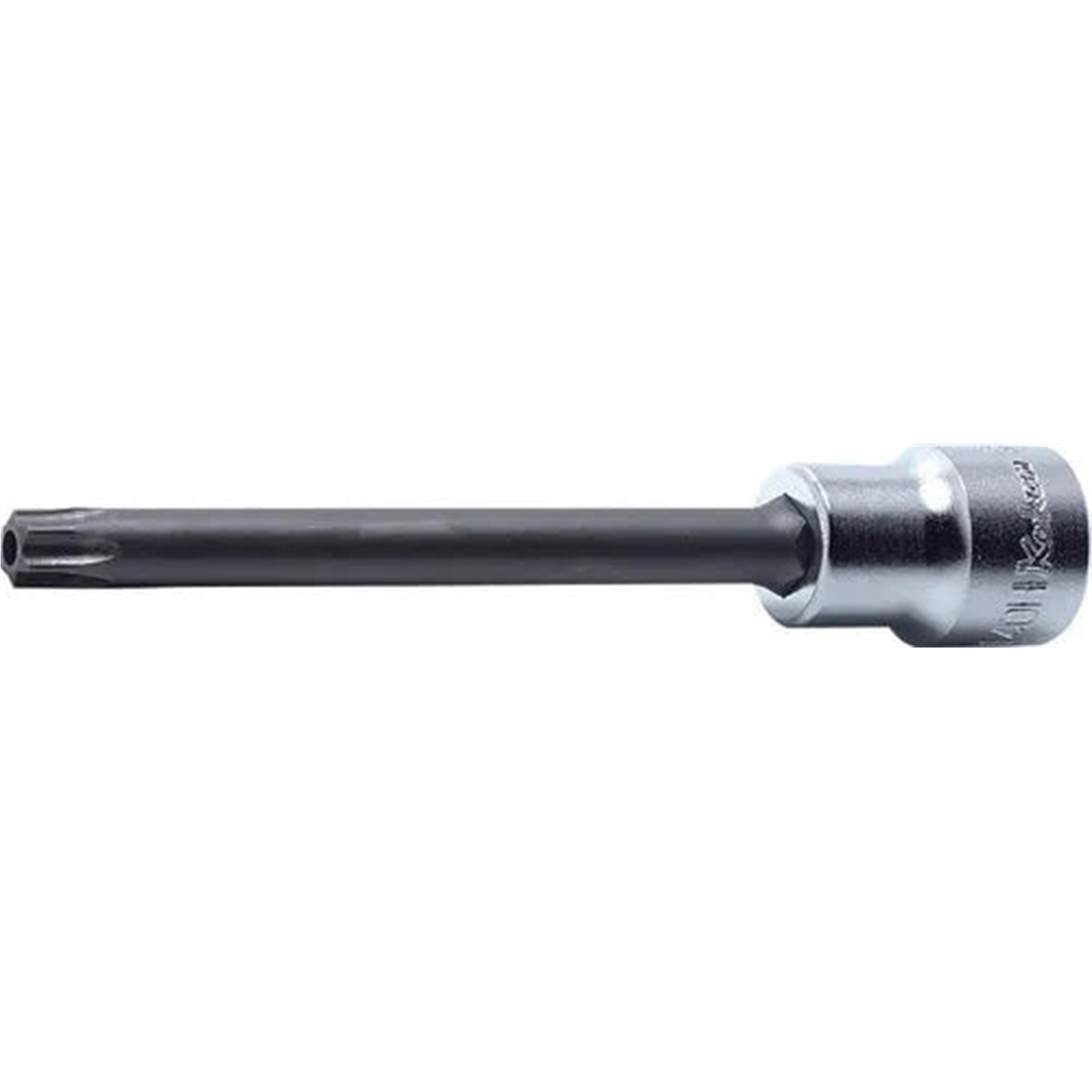 Ko-ken Usa 3025.100r-t45h 3/8 Square Drive Round Shank Tamper-resistant Torx T45h Bit Socket - Length 100 Mm
