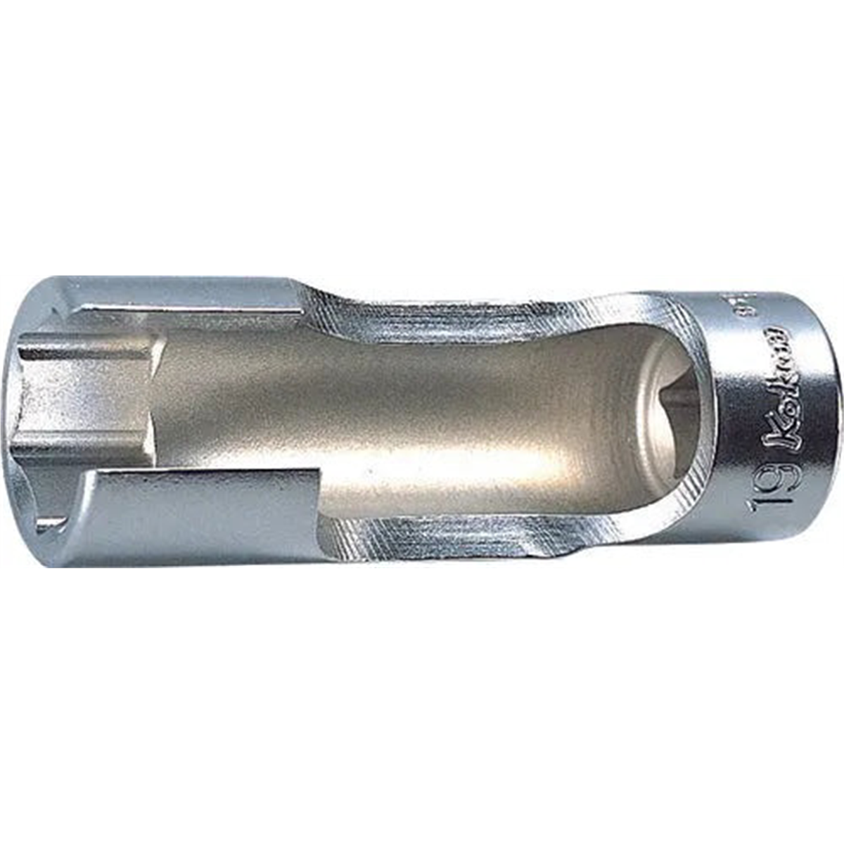Ko-ken Usa 3/8 Sq. Dr. Flare Nut Metric Chrome Socket In 19mm