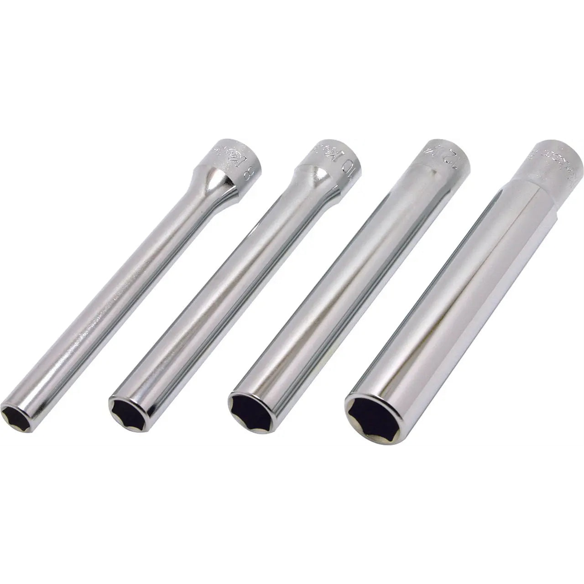 Ko-ken Usa 3300m/4-l120 3/8 Square Drive Socket Set 8 Mm-14 Mm 6 Point Length 120 Mm 4 Pieces